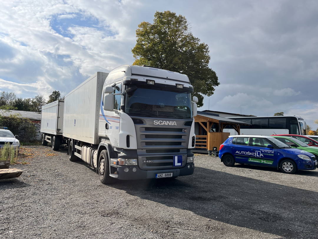 Scania – výcvikový kamion